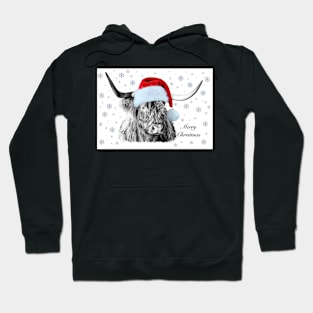 Cladich Highland Christmas Cow Hoodie